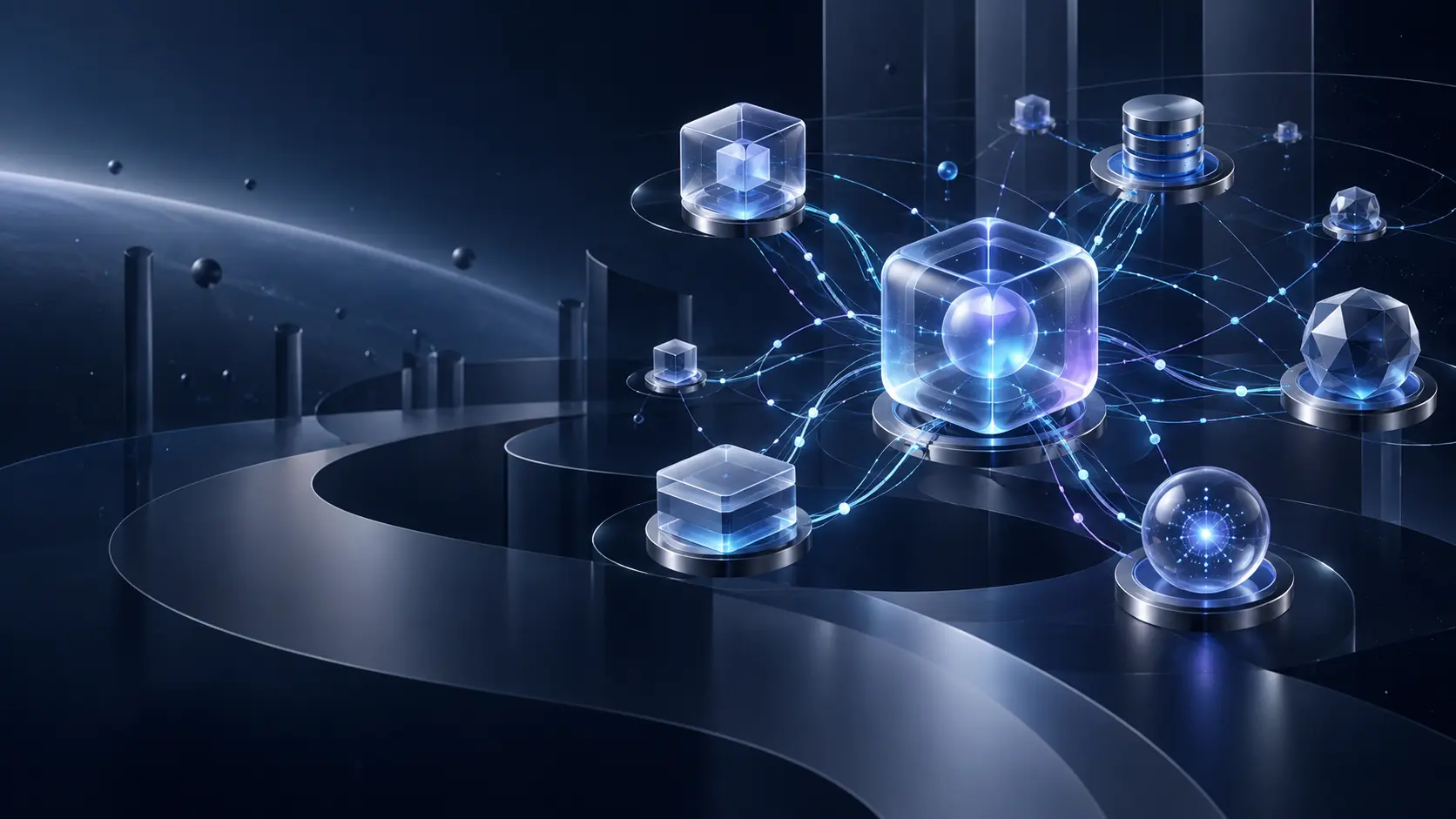 Représentation abstraite d’un réseau d’agents intelligents